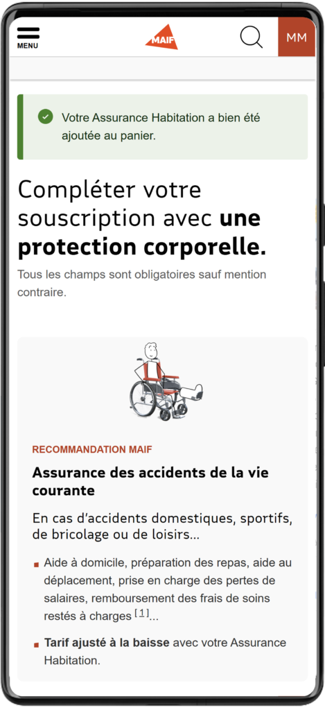 FWOptimisation case study MAIF experimentation produit exemple vente complemtaire Case study - MAIF internalise l'expérimentation